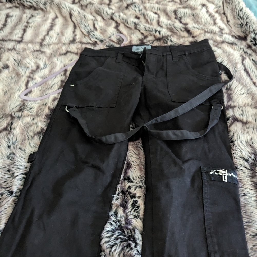 Royal Bones suspender pants